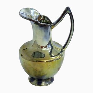 Ewer Pitcher in Flamed Stoneware from Rambervillers