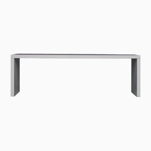Minimalist Grey Lacquered Bench, 1960s