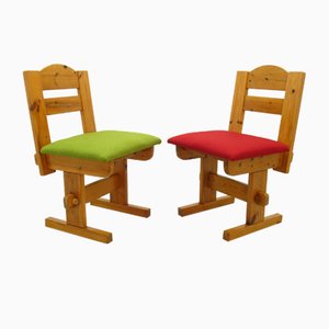 Vintage Side Chairs, 1980s, Set of 2