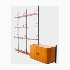 Mid-Century Royal System Wall Unit in Teak by Poul Cadovius