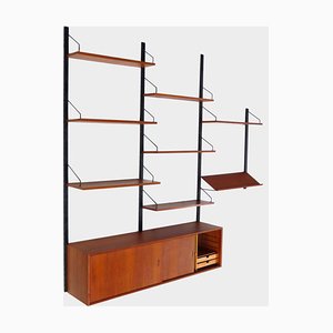 Royal System Wall Unit in Teak by Poul Cadovius