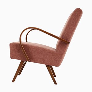 Fauteuil en Hêtre par Jaroslav Smidek pour Ton, Tchécoslovaquie, 1960s