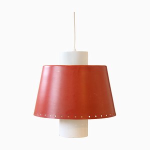 Lámpara colgante holandesa en rojo y blanco
