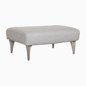 Blue Grey Leather 1600 Stool by Rolf Benz