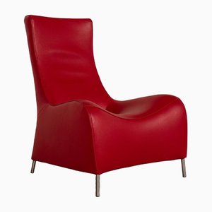 Red Leather DS 264 Armchair from de Sede