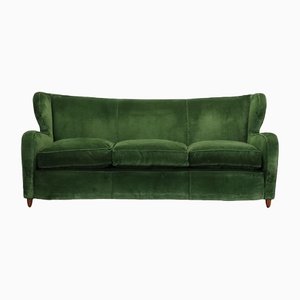 Vintage Green Sofa, 1950s