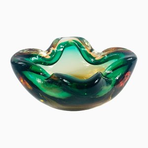 Sommerso Murano Glass Ashtray or Bowl, Italy, 1960s