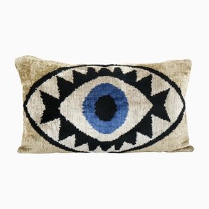 Beige Ikat Eye Pillow Cover