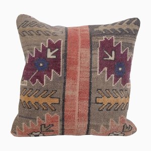 Turkish Taupe Square Cushion Cover