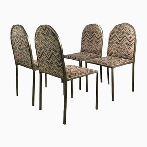 Post Modern Italian Chairs from Memphis Period, 1980s, Set of 4