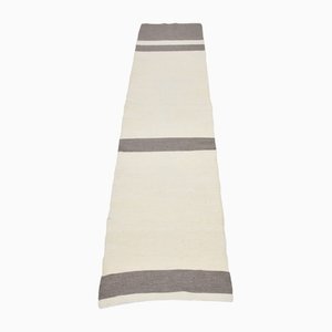 Tapis de Couloir Kilim Vintage en Laine