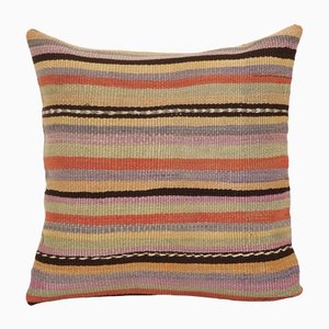 Vintage Striped Pillow Cover