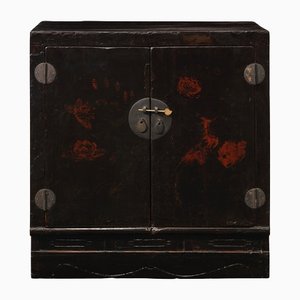 Black Painted Book Cabinet