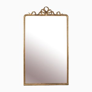 Antique Bow Crest Mirror in the style of Louis Philippe