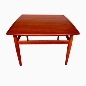 Dänischer Viereckiger Teak Kaffee von Grete Jalk für Glostrup, 1960er