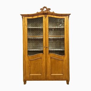 Louis XV Cabinet with Shelves in Light Wood, 1800s