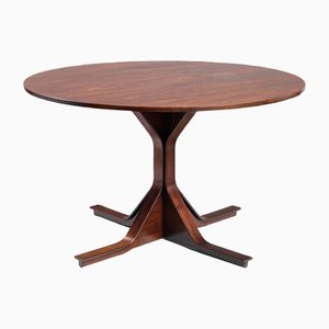 Italian Mod. 522 Table Veneered with Rosewood by Gianfranco Frattini for Bernini, 1960