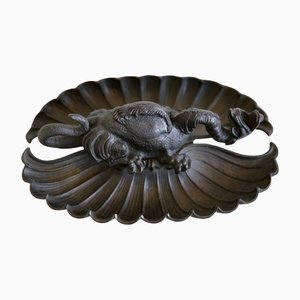 Sculptural Bronze Inkwell, Russia, 1880s