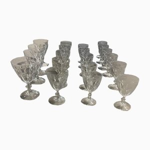 Crystal Glasses from Baccarat, Set of 22