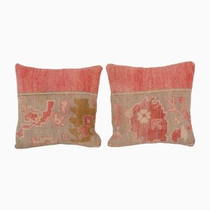 Anatolian Square Rug Pillow Covers, Set of 2