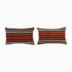 Tribal Wool Handmade Pillow Covers, Set of 2