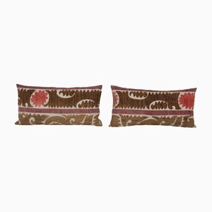 Suzani Lumbar Cushion Covers, Set of 2