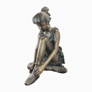 Nach Degas, Italienische Tänzerskulptur, Bronze