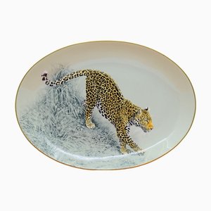 Hand-Painted Ceramic Tray from Hermes