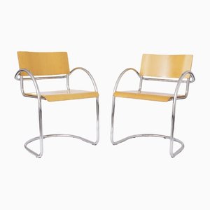 Vintage German Cantilever Chairs, 1960s, Set of 2