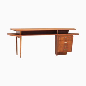 Executive Writing Desk in Walnut with Stunning Wood Grain