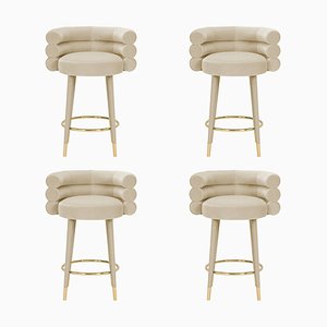 Tabouret de Bar Marshmallow par Royal Stranger, Set de 4