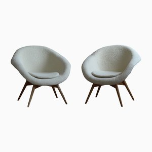 Set of Czech Republican Lounge Chairs by Miroslav Navrátil, 1950s