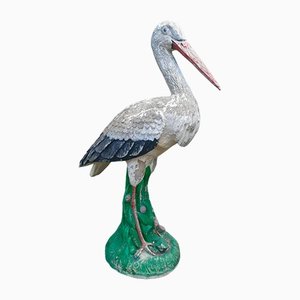 Vintage French Garden Decorative Stork