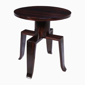 Art Deco French Macassar Ebony Side Table
