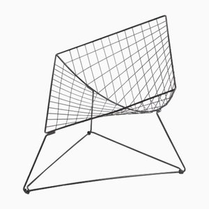 Vintage Stahldraht Stuhl von Niels Gammelgaard für Ikea