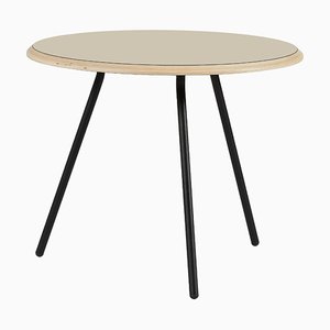 Table Basse 60 Fenix en Stratifié Beige par Nur Design