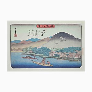 After Utagawa Hiroshige, Eight Scenic Spots in Kanazawa, Mid 20th-Century
