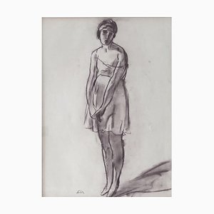 Henri Fehr, La Moue, 1943, Crayon sur Papier