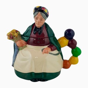 Vintage Character Teapot Old Balloon Seller Figurine from Royal Doulton