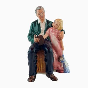 Vintage Grandpa’s Story Figurine from Royal Doulton