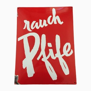 Vintage Rauch Pfif Email Sign