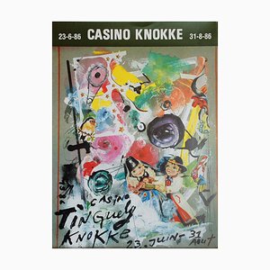 Jean Tinguely, Casino Knokke, 1986, Original Poster