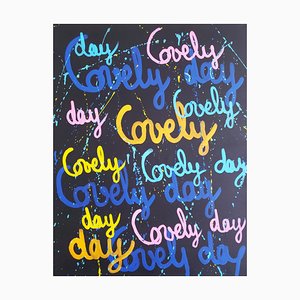 Charlie, Lovely Day, 2022, Mixed Media on Canvas