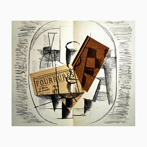 Georges Braque, Papiers collés III, 1963, Original Lithograph