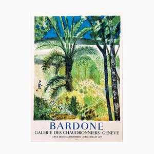 Guy Bardone, Palm Trees, 1977, Original Poster