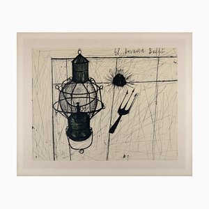 Bernard Buffet, Lampe tempête, 1960, Original Lithograph