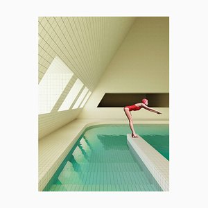 Mr Strange, The Hotel Pool, 2021, Giclée Print on Kodak Pro Paper