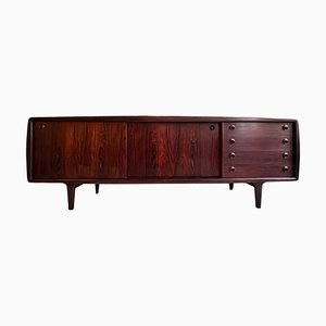 Credenza in palissandro di HP Hansen per IMHA, Danimarca, 1960