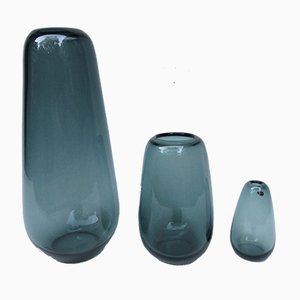 Vases par Wilhelm Wagenfeld pour WMF Geislingen, 1950s, Set de 3