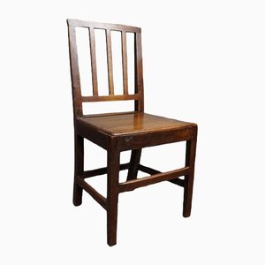 Antique English Side Chair in Wood